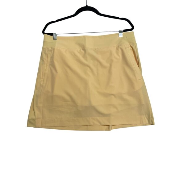 Member's Mark Women's Built-In Short Stretch Active Skort Butter Yellow - Picture 1 of 6